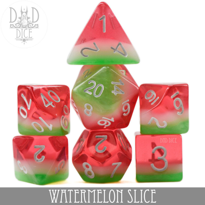DÉS - Watermelon Slice Dice Set