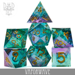 DÉS - Vaporwave Handmade Dice Set
