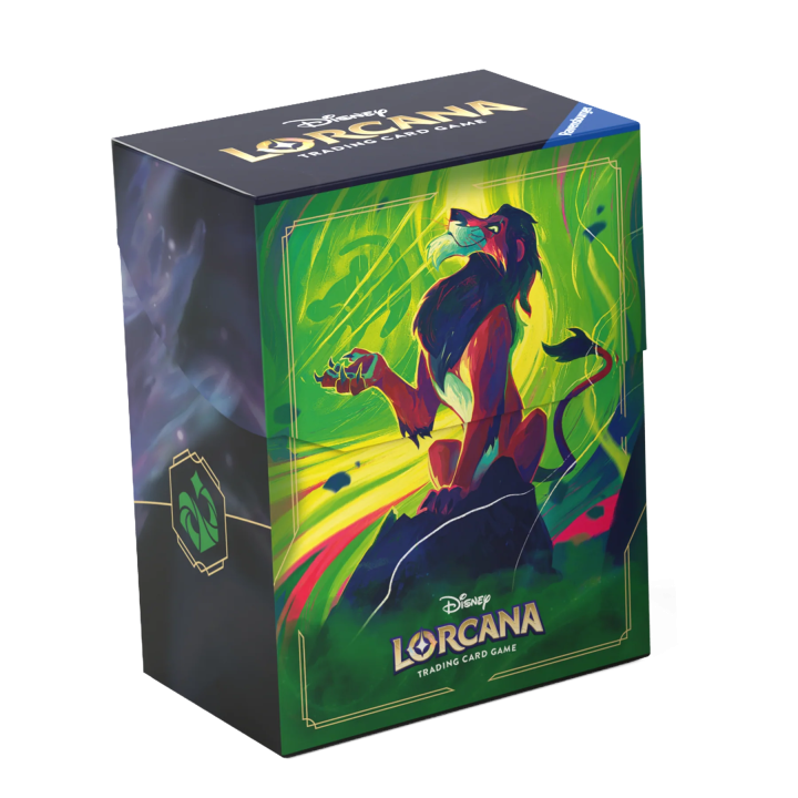 Disney Lorcana - Azurite Sea - DECK BOX - Scar - LORCANA