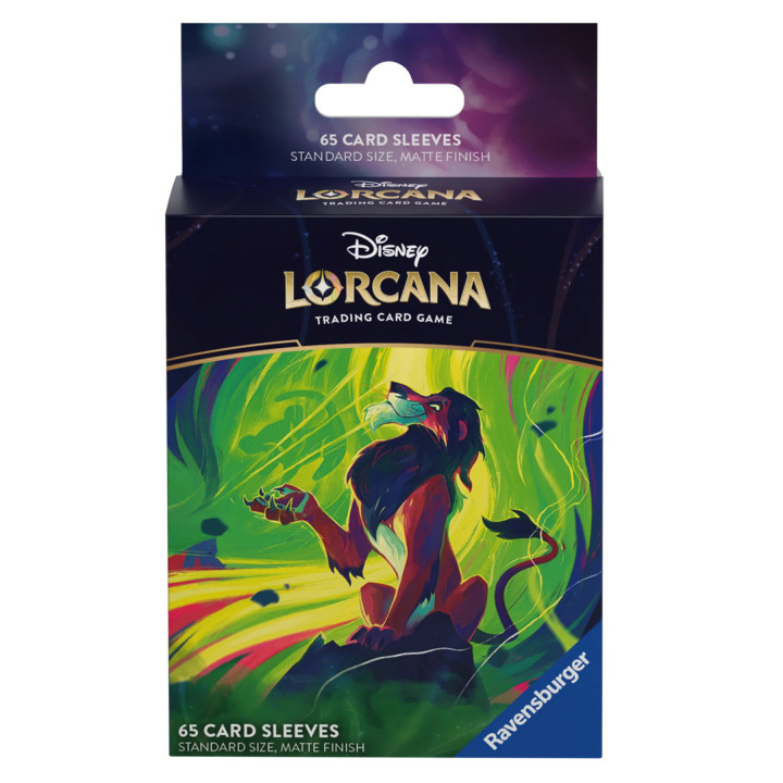 LORCANA - Disney Lorcana - La Mer Azurite - SLEEVES - Scar