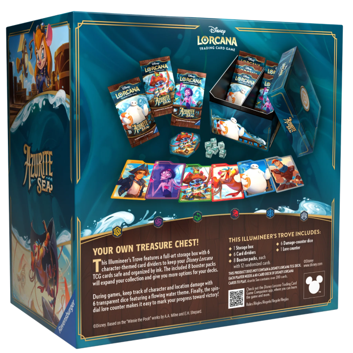 LORCANA - Disney Lorcana - La Mer Azurite - TRÉSOR DES ILLUMINEURS