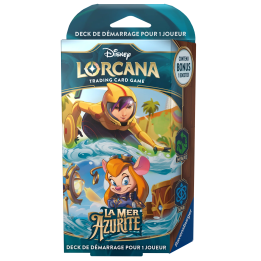 LORCANA - Disney Lorcana - La Mer Azurite - DECK DE DÉMARRAGE - Emeraude/Saphire