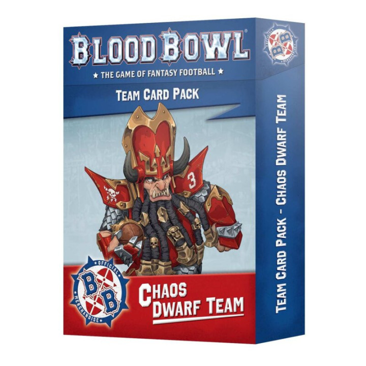 Blood Bowl: Chaos Dwarf Cards - MINIS