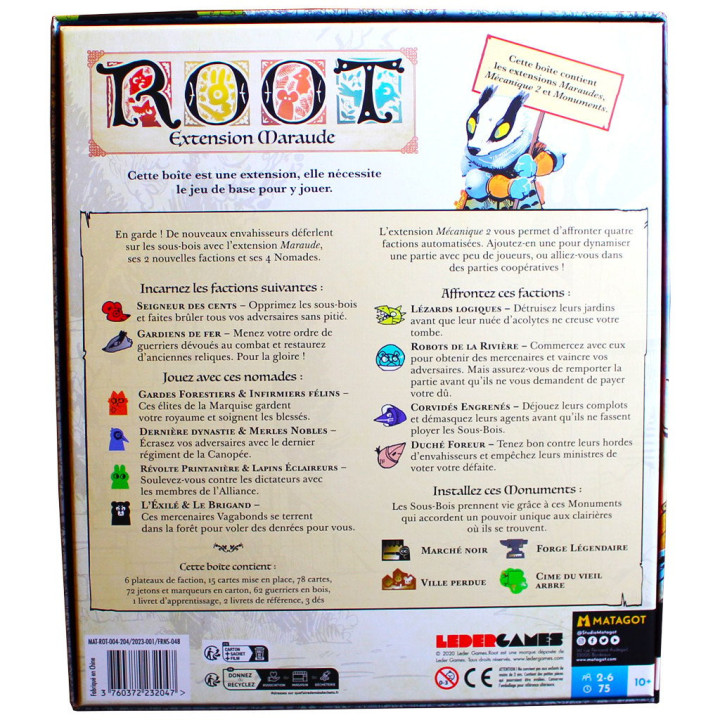 JEUX EXPERTS - Root : Extension Maraude