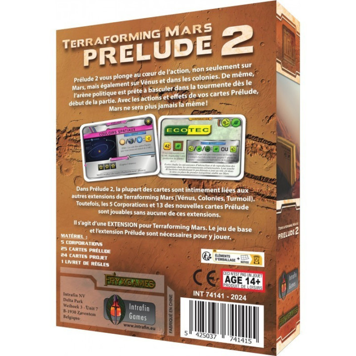 JEUX EXPERTS - Terraforming Mars Prelude 2