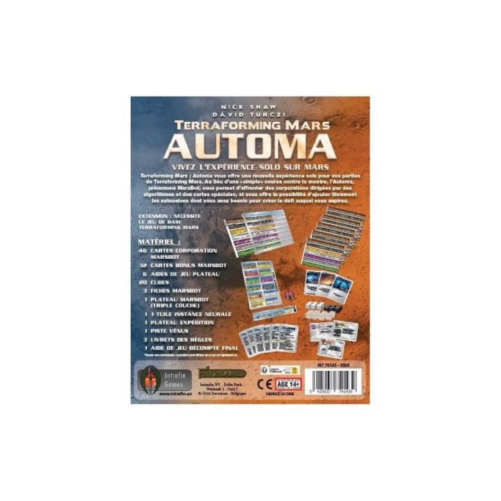 Terraforming Mars : Automa - EXPERT GAMES