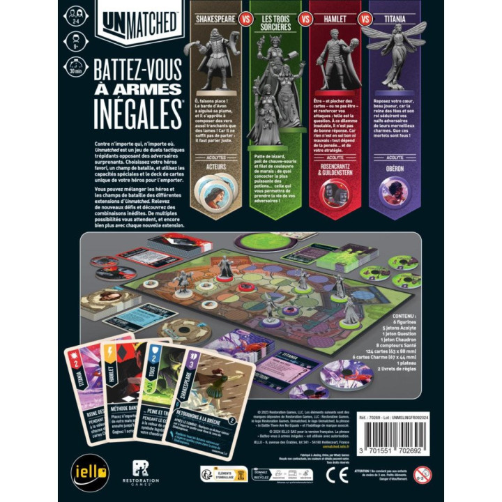 JEUX DE SOCIÉTÉ - Unmatched : Coup de Théatre