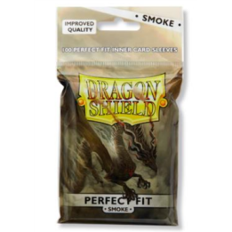 ACCESSOIRES - Dragon Shield Standard Perfect Fit Sleeves - Smoke (100 Sleeves)