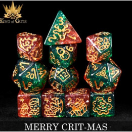 DÉS - Merry Crit-Mas 11 Dice Set