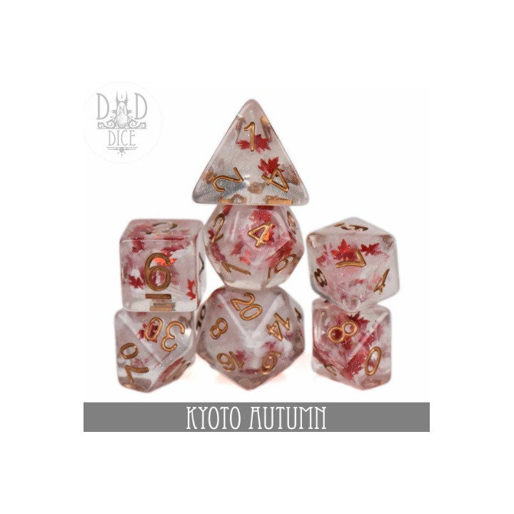 DÉS - Kyoto Autumn Dice Set