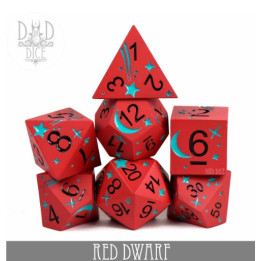 DÉS - Red Dwarf Metal Dice Set