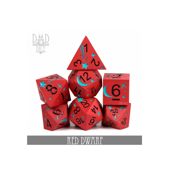 DÉS - Red Dwarf Metal Dice Set