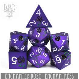 DÉS - Enchanted Rose: Enchantress - Metal Dice Set