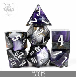 DÉS - Psyops Handmade Dice Set
