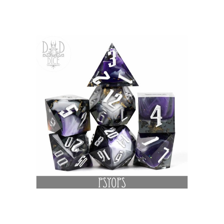 DÉS - Psyops Handmade Dice Set