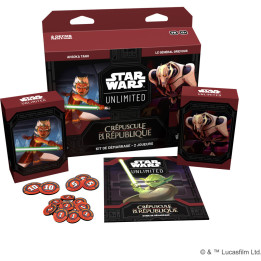 STAR WARS UNLIMITED - Star Wars Unlimited : Crépuscule de la République - Kit de Démarrage 2 joueurs