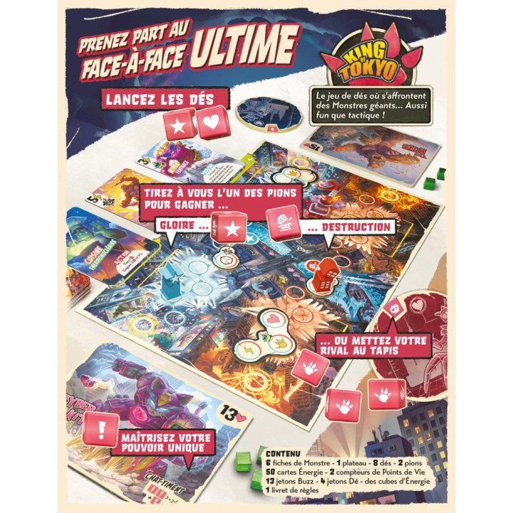 JEUX À DEUX - King of Tokyo Duel