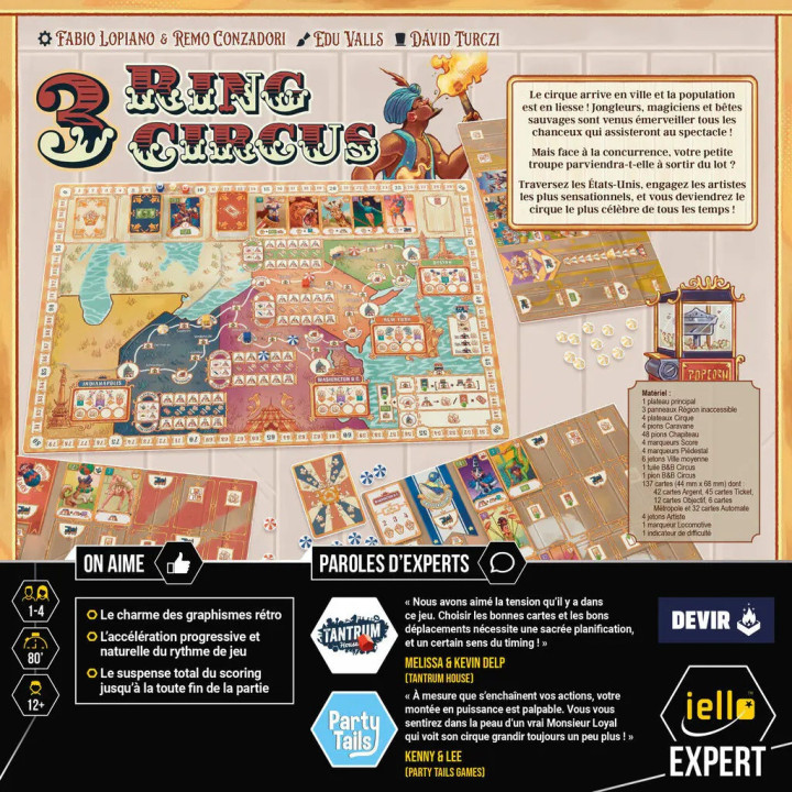 JEUX EXPERTS - 3 Ring Circus