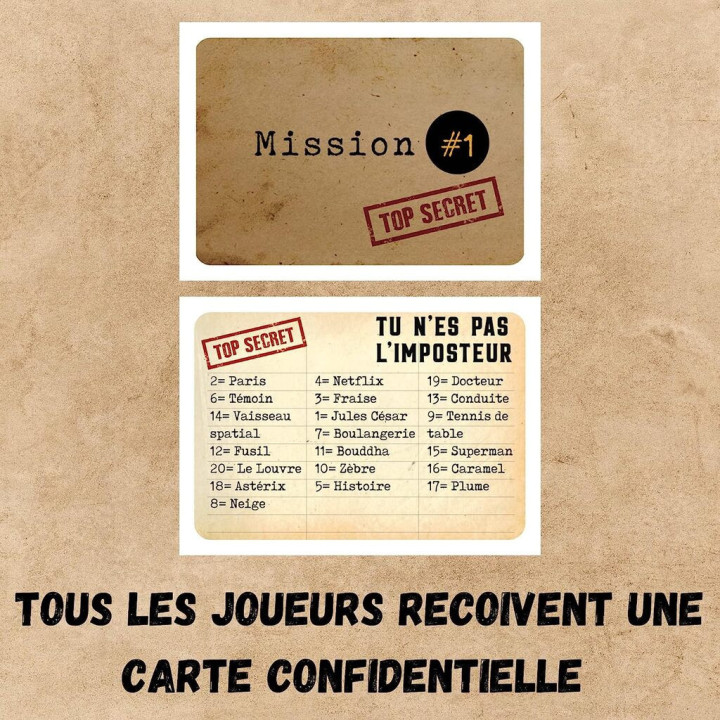 L'Imposteur - GIOCHI DA TAVOLO