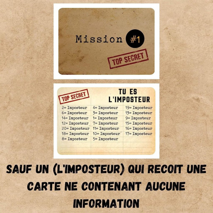 L'Imposteur - GIOCHI DA TAVOLO