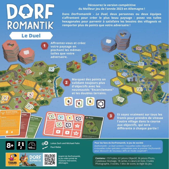 JEUX À DEUX - Dorfromantik - Le Duel