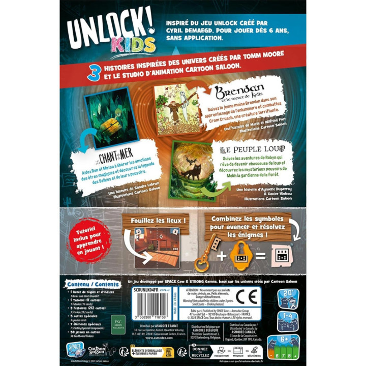 JEUX DE SOCIÉTÉ - Unlock! Kids : Histoires de l’île d’Emeraude