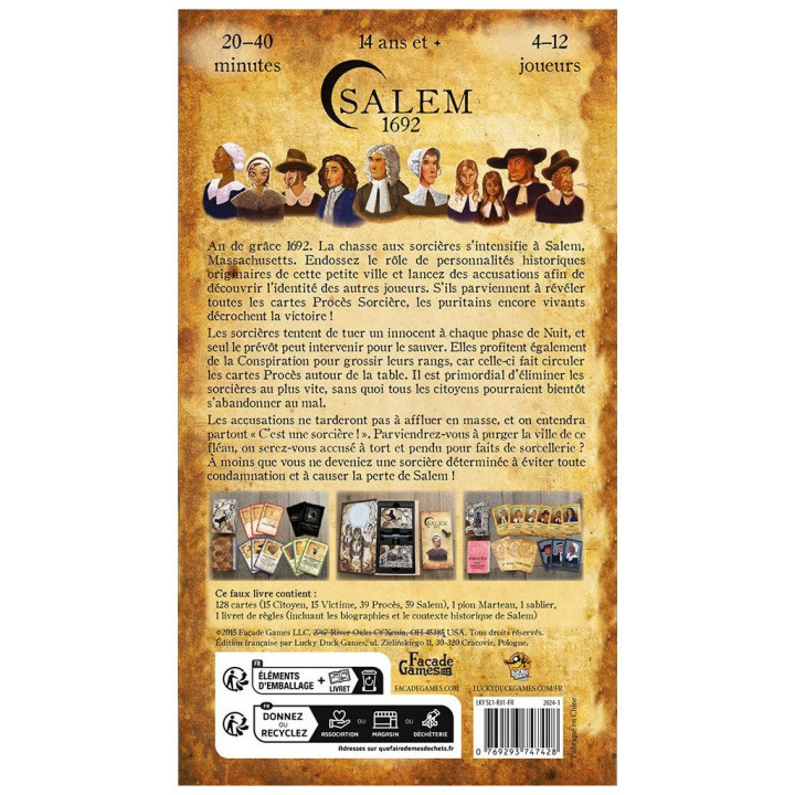 Salem 1692 - GIOCHI DA TAVOLO