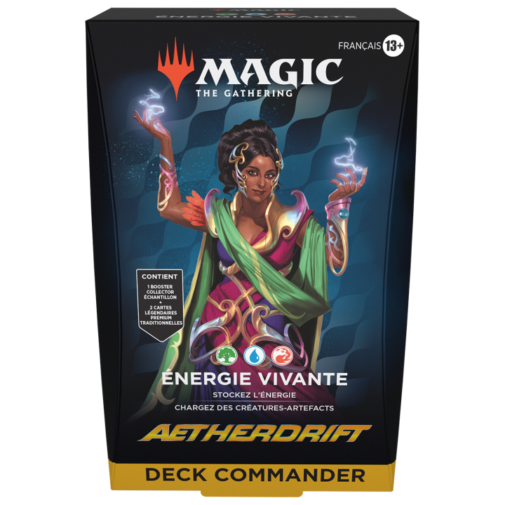 MAGIC THE GATHERING - MTG - Aetherdrift - Deck de Commander - Énergie vivante