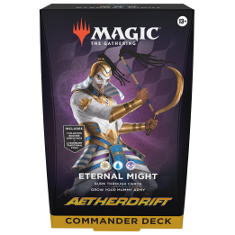 MAGIC THE GATHERING - MTG - Aetherdrift - Deck de Commander - Puissance éternelle