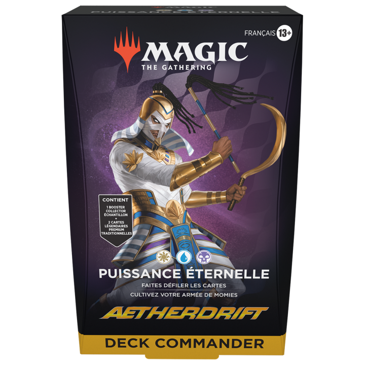 MAGIC THE GATHERING - MTG - Aetherdrift - Deck de Commander - Puissance éternelle