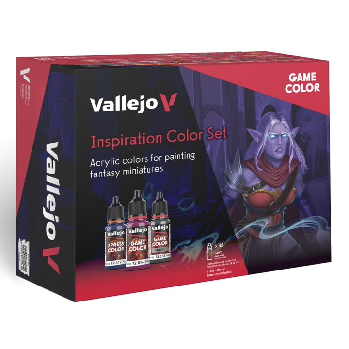A TRIER - Vallejo - Game Color / 48 colors set - Inspiration Color Set 18 ml
