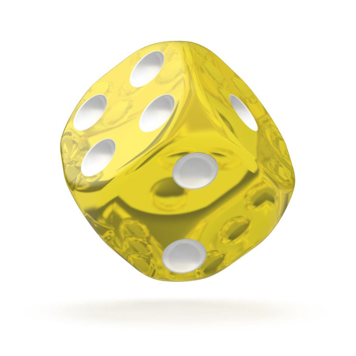 DÉS - TRANSLUCENT - Oakie Doakie Dice - 12 dés D6 de 16 mm