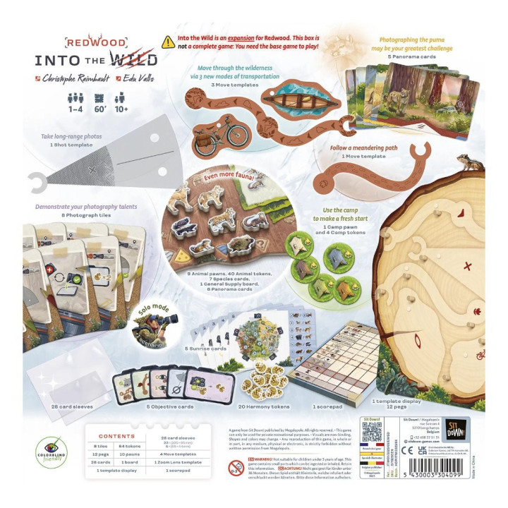 Redwood - Into The Wild (Exclusivité KS) - BOARD GAMES