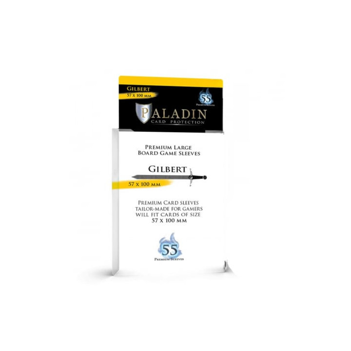 SLEEVES - Gilbert - Paladin Clear Sleeves
