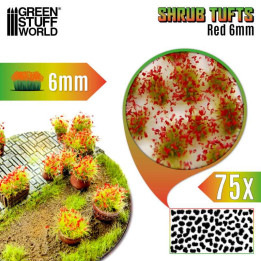Ciuffi di arbusti 6mm x75 - TOSSE ALLE ERBE