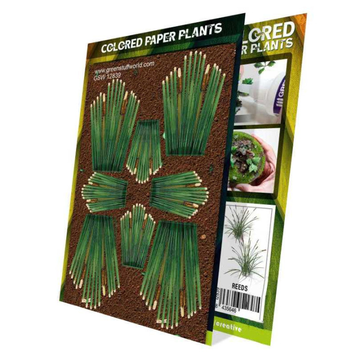 JEUX DE FIGURINES - Plantes à Papier Coloré - Roseaux