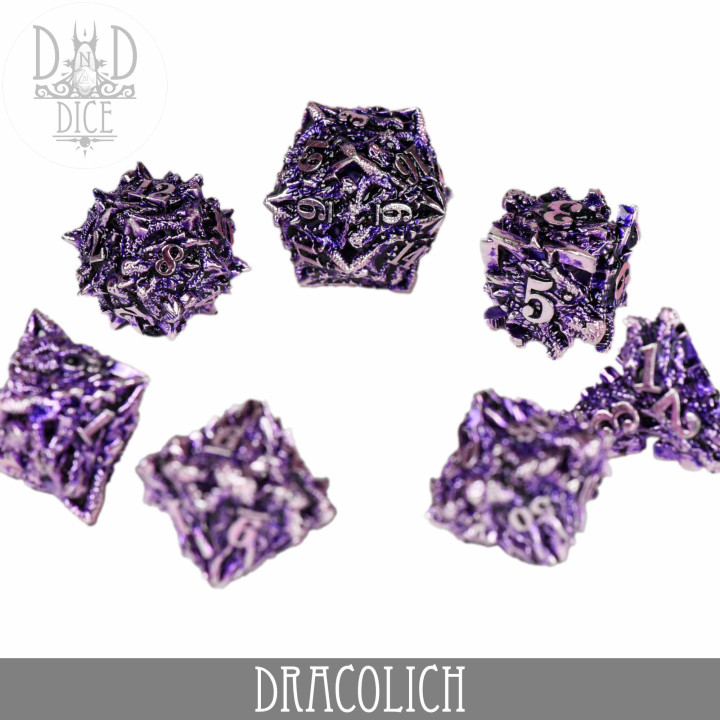 ACCESSOIRES - Dracolich Metal Dice Set