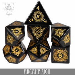 ACCESSOIRES - Arcane Sigil Gemstone Dice Set