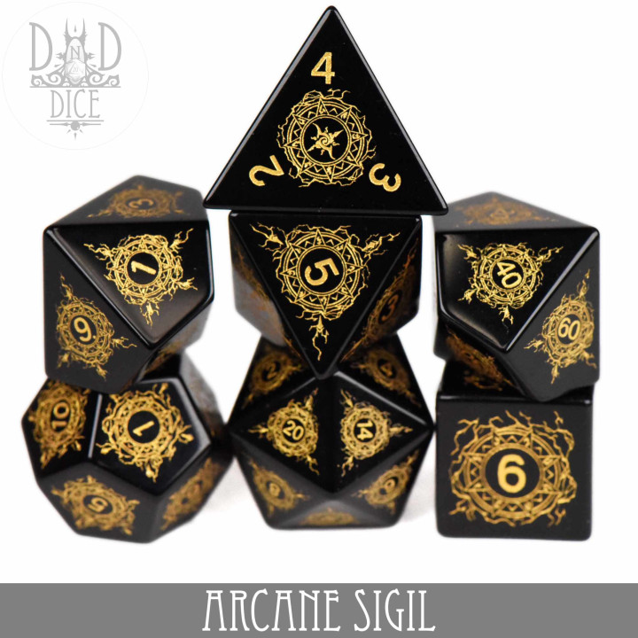 ACCESSOIRES - Arcane Sigil Gemstone Dice Set