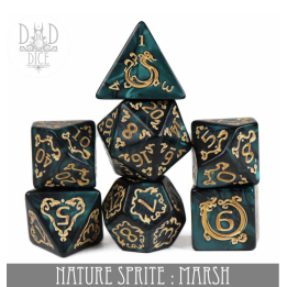 ACCESSOIRES JEUX DE SOCIÉTÉ - Nature Sprite: Marsh Dice Set