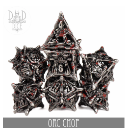 ACCESSOIRES JEUX DE SOCIÉTÉ - Orc Chop Metal Dice Set