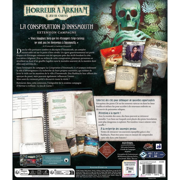 Horreur à Arkham : Le Jeu de Cartes - La Conspiration d'Innsmouth (Campagne) - KARTENSPIELE