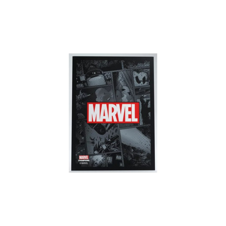 A TRIER - Marvel Champions Art Sleeves - Marvel Black