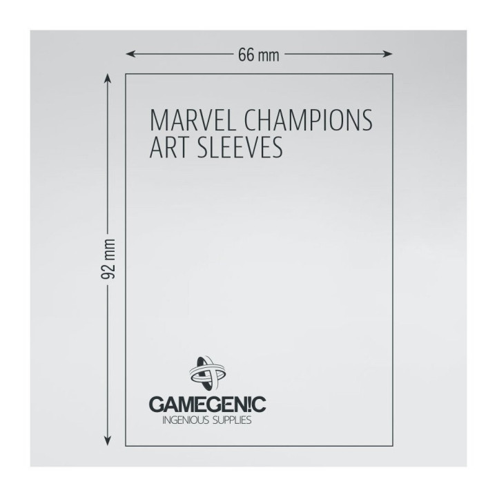 A TRIER - Marvel Champions Art Sleeves - Marvel Black