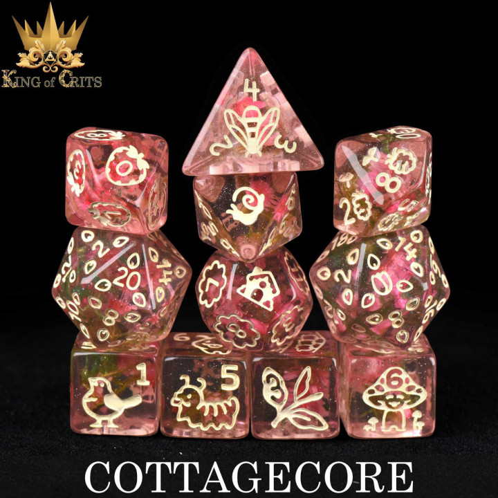 DÉS - Cottagecore 11 Dice Set