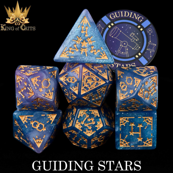 DÉS - Guiding Stars 7 Dice Set