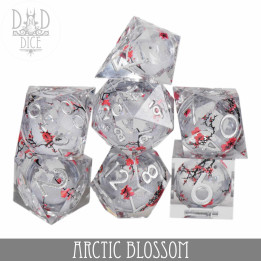 DÉS - Arctic Blossom Liquid Core Dice Set