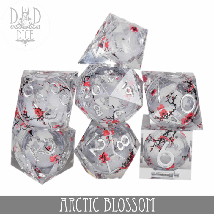 DÉS - Arctic Blossom Liquid Core Dice Set