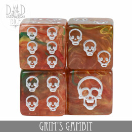 DÉS - Grim's Gambit 4D6 Dice Set