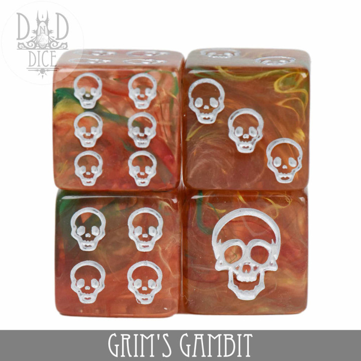 DÉS - Grim's Gambit 4D6 Dice Set